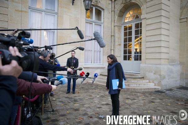 Edouard PHILIPPE reçoit les responsables politiques à Matignon.