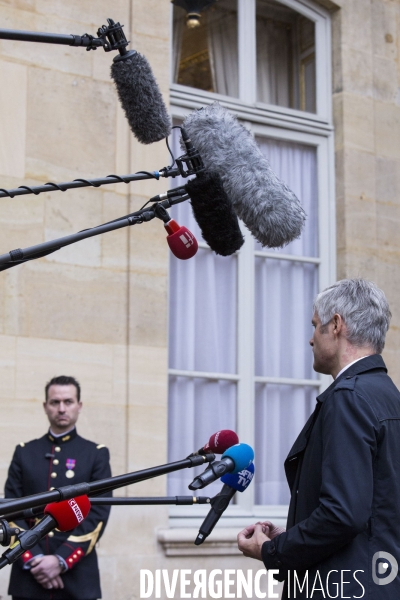 Edouard PHILIPPE reçoit les responsables politiques à Matignon.