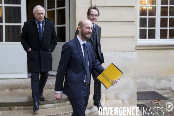 Edouard PHILIPPE reçoit les responsables politiques à Matignon.