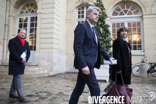 Edouard PHILIPPE reçoit les responsables politiques à Matignon.