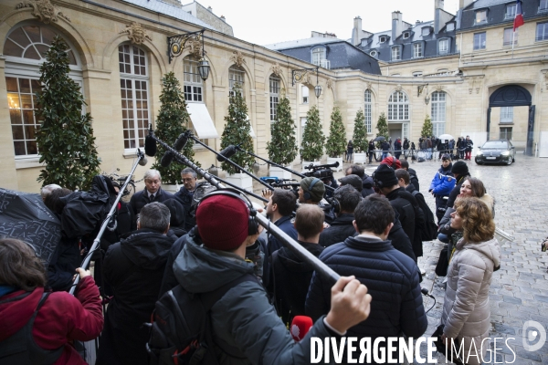 Edouard PHILIPPE reçoit les responsables politiques à Matignon.