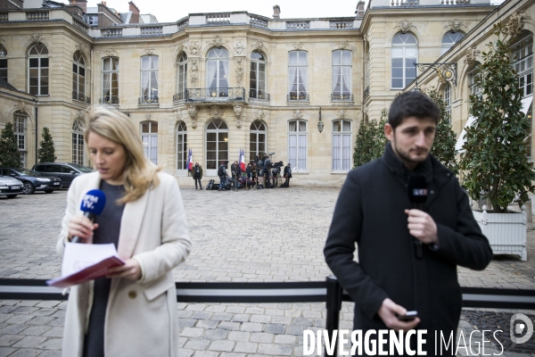 Edouard PHILIPPE reçoit les responsables politiques à Matignon.