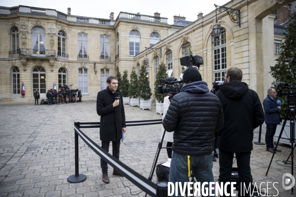 Edouard PHILIPPE reçoit les responsables politiques à Matignon.