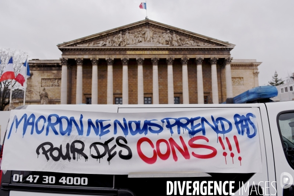 Manifestation des ambulanciers