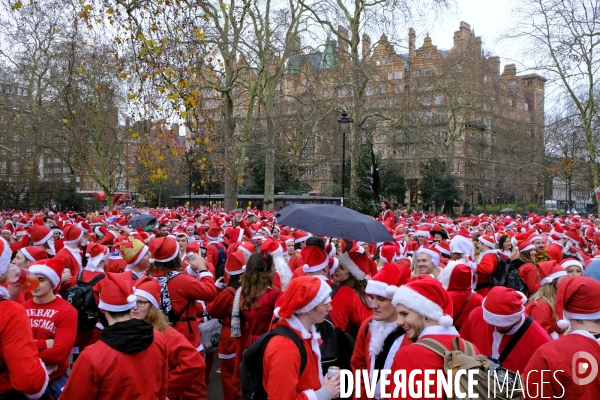 Londres, Péres Noél  à Russell Square