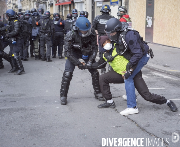 Paris 8/12/2018, manifestation des gilets jaunes