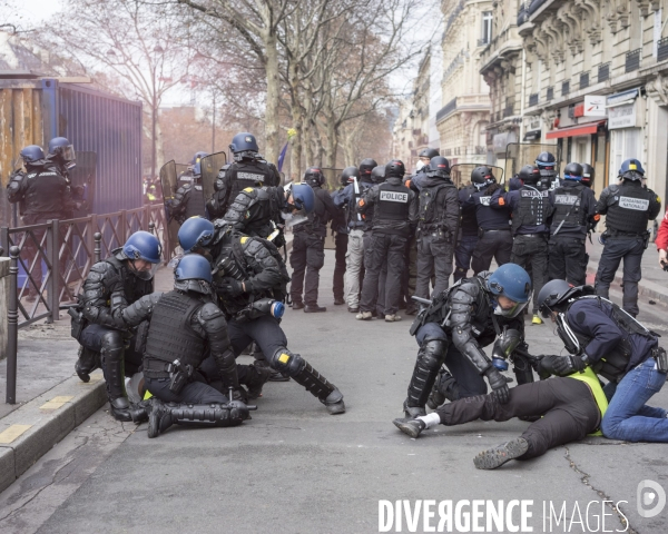 Paris 8/12/2018, manifestation des gilets jaunes