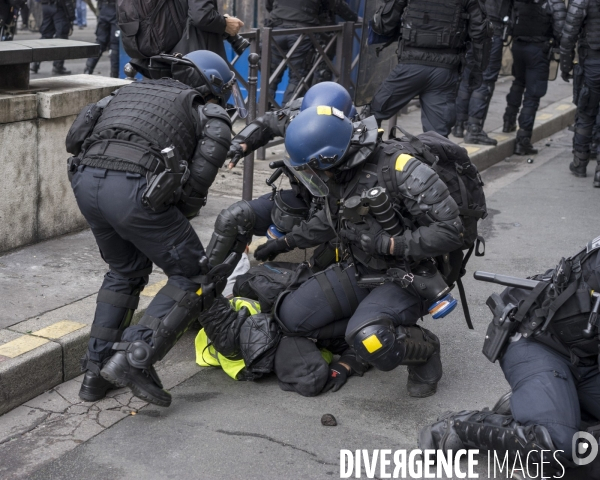 Paris 8/12/2018, manifestation des gilets jaunes