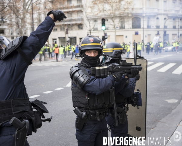 Paris 8/12/2018, manifestation des gilets jaunes