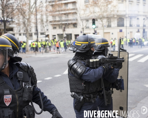 Paris 8/12/2018, manifestation des gilets jaunes