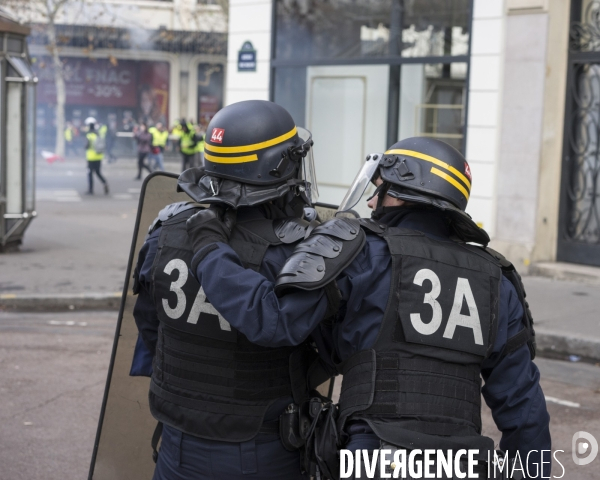 Paris 8/12/2018, manifestation des gilets jaunes