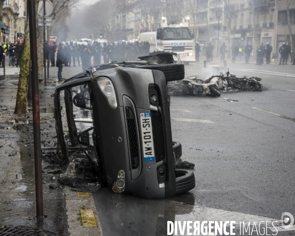 Paris 8/12/2018, manifestation des gilets jaunes