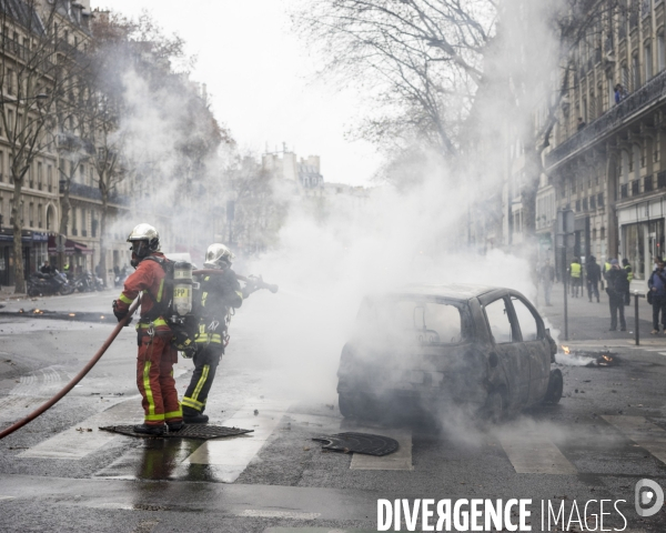 Paris 8/12/2018, manifestation des gilets jaunes