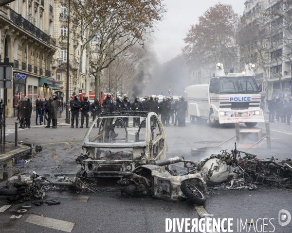 Paris 8/12/2018, manifestation des gilets jaunes