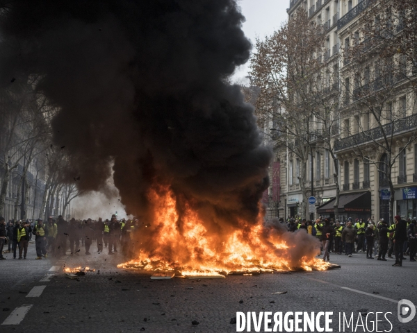 Paris 8/12/2018, manifestation des gilets jaunes