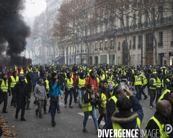 Paris 8/12/2018, manifestation des gilets jaunes