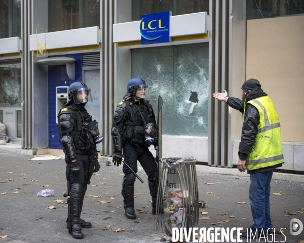 Paris 8/12/2018, manifestation des gilets jaunes