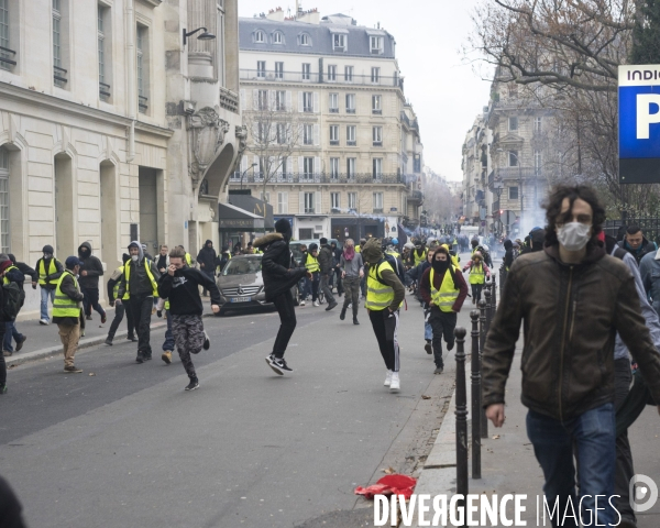 Paris 8/12/2018, manifestation des gilets jaunes