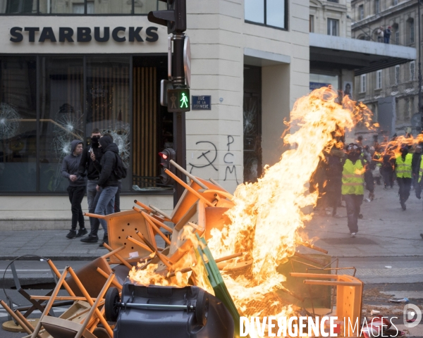 Paris 8/12/2018, manifestation des gilets jaunes