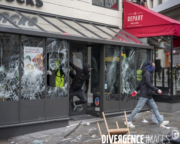 Paris 8/12/2018, manifestation des gilets jaunes