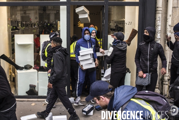 Acte 4 des gilets jaunes a paris.