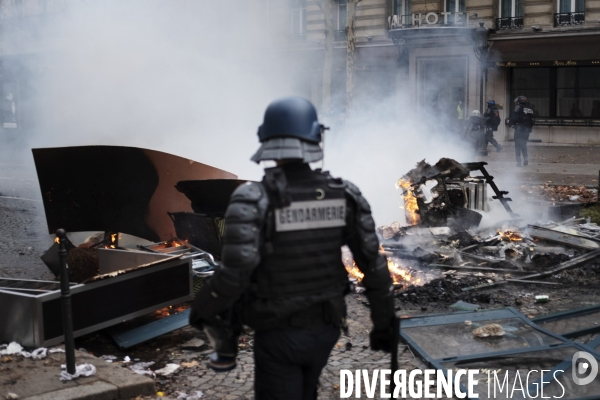 Gilets Jaunes, acte IV, Paris.