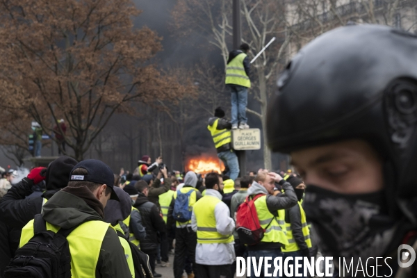 Gilets Jaunes, acte IV, Paris.