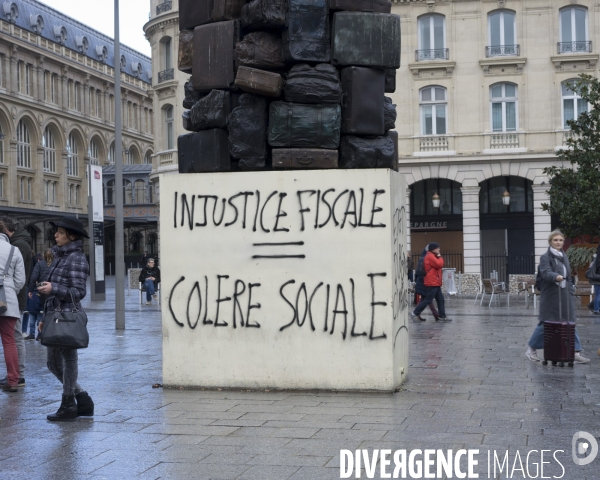 11/12/2018 Paris, bd Saint-Michel, manifestation de lycéens