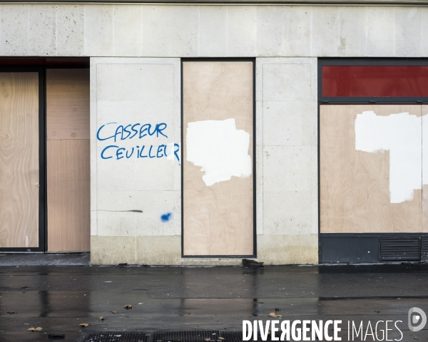 11/12/2018 Paris, bd Saint-Michel, manifestation de lycéens