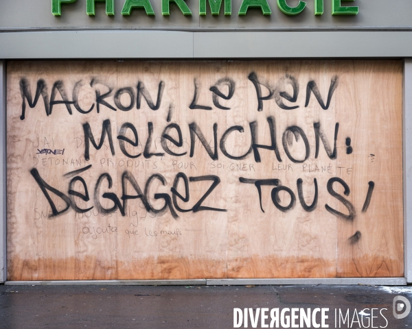 11/12/2018 Paris, bd Saint-Michel, manifestation de lycéens