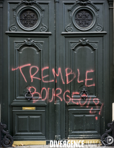 Paris 9/12/2018, manifestation des gilets jaunes