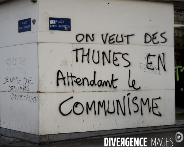 Paris 9/12/2018, manifestation des gilets jaunes