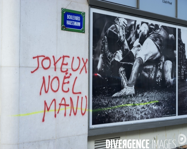 Paris 9/12/2018, manifestation des gilets jaunes