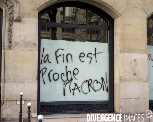 Paris 9/12/2018, manifestation des gilets jaunes