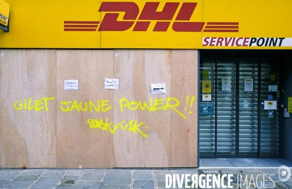 Gilets jaunes, acte 4. Slogans et barricades