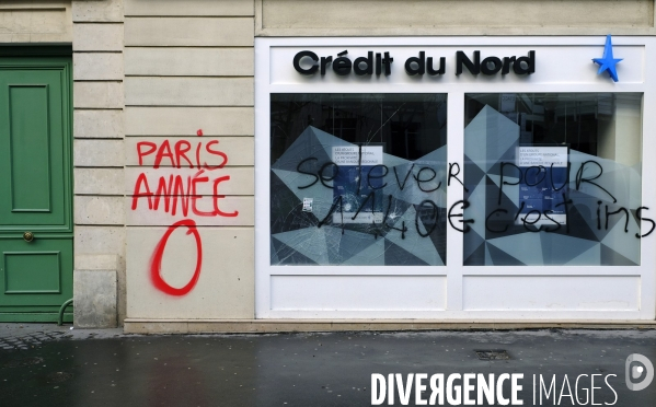 Gilets jaunes, acte 4. Slogans et barricades