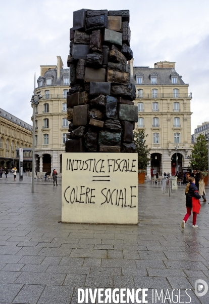 Gilets jaunes, acte 4. Slogans et barricades