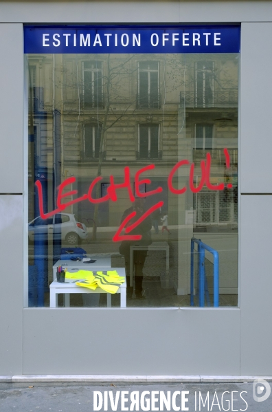 Gilets jaunes, acte 4. Slogans et barricades