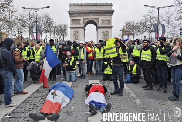 Manifestation des gilets jaune à paris / Acte IV