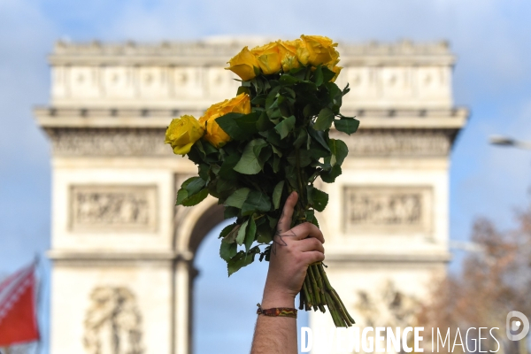 Manifestation des gilets jaunes à Paris