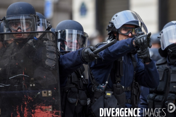 Manifestation des gilets jaunes à Paris