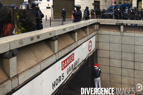 Manifestation des gilets jaunes à Paris