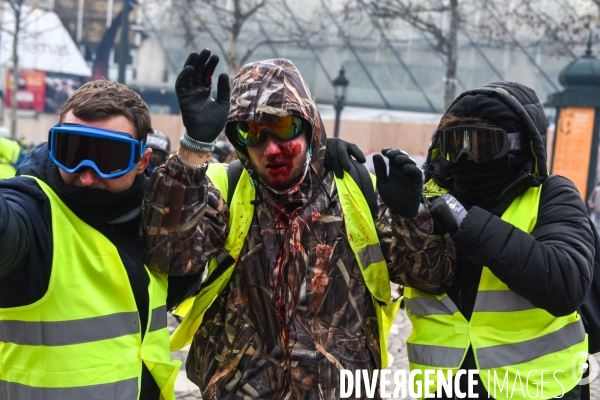 Manifestation des gilets jaunes à Paris