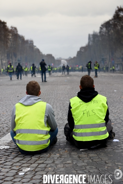 Manifestation des gilets jaunes à Paris