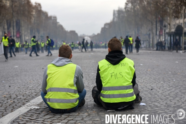 Manifestation des gilets jaunes à Paris