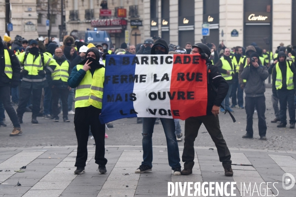Manifestation des gilets jaunes à Paris