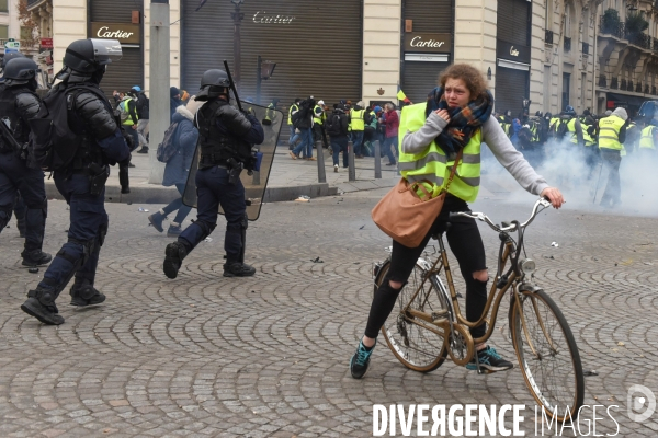 Manifestation des gilets jaunes à Paris