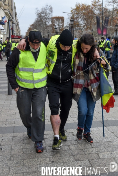 Manifestation des gilets jaunes à Paris