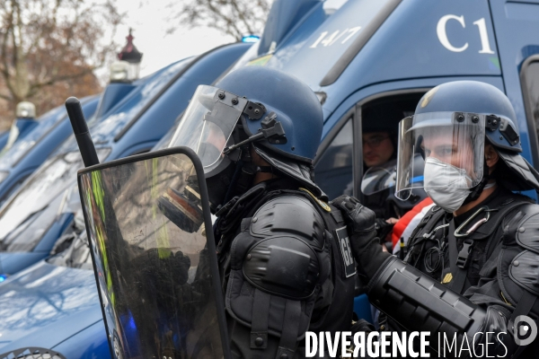 Manifestation des gilets jaunes à Paris
