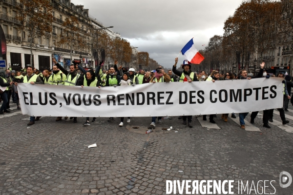 Manifestation des gilets jaunes à Paris